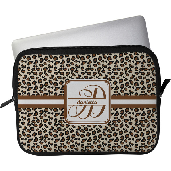 Custom Leopard Print Laptop Sleeve / Case - 13" (Personalized)