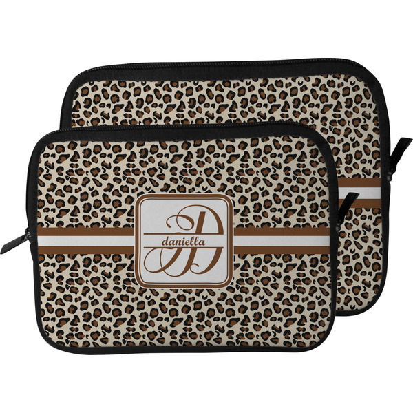 Leopard Print Laptop Sleeve (Size Comparison)