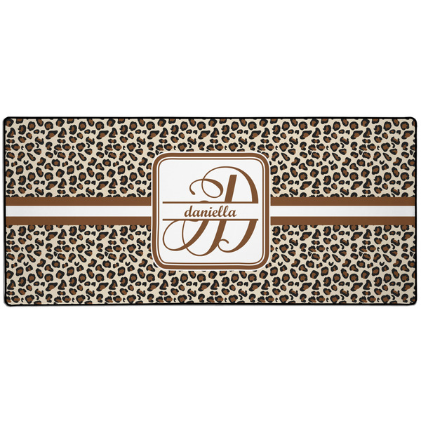 Custom Leopard Print 3XL Gaming Mouse Pad - 35" x 16" (Personalized)