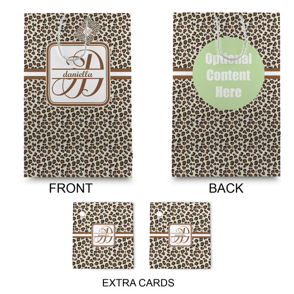 Leopard Print Large Gift Bag - Approval