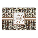 Leopard Print Large Rectangle Car Magnet (Personalized)