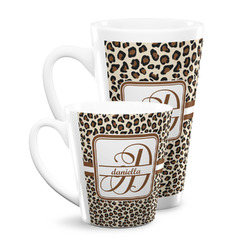 Leopard Print Latte Mug (Personalized)