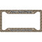 Leopard Print License Plate Frame - Style A