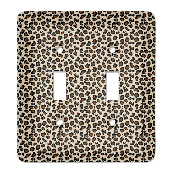 Custom Leopard Print Light Switch Cover (2 Toggle Plate)