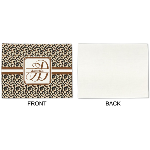 Leopard Print Linen Placemat - APPROVAL Single (single sided)