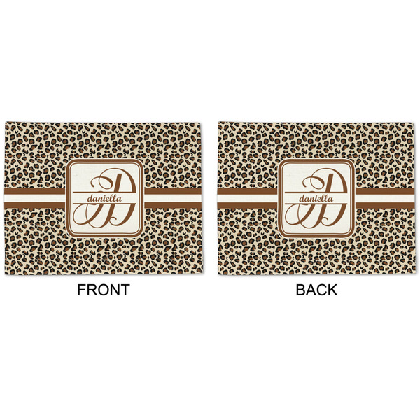 Leopard Print Linen Placemat - APPROVAL (double sided)
