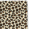 Leopard Print Linen Placemat - DETAIL
