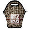 Leopard Print Lunch Bag w/ Name and Initial
