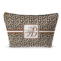Leopard Print Makeup Bag - Large - 12.5"x7" (Personalized)