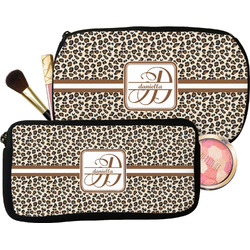 Leopard Print Makeup / Cosmetic Bag (Personalized)