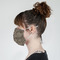 Leopard Print Mask - Side View on Girl