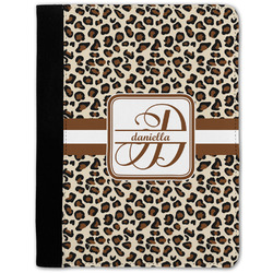 Leopard Print Notebook Padfolio w/ Name and Initial