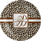 Leopard Print Melamine Plate (Personalized)