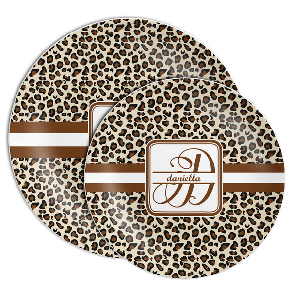 Leopard Print Melamine Plates - PARENT/MAIN