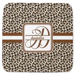 Leopard Print Memory Foam Bath Mat - 48"x48" (Personalized)