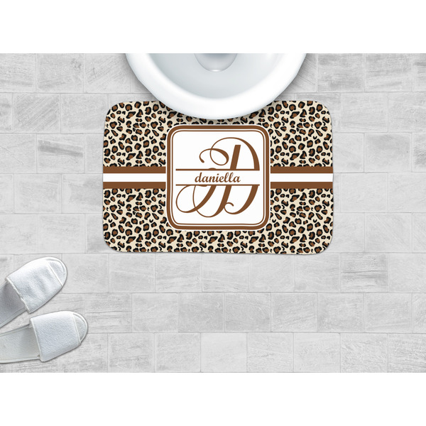 Leopard Print Memory Foam Bath Mat - LIFESTYLE