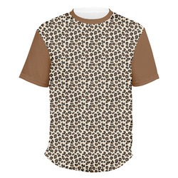 Leopard Print Men's Crew T-Shirt - 2X Large
