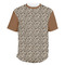 Leopard Print Men's Crew Neck T Shirt Medium - Main