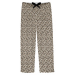 Leopard Print Mens Pajama Pants - M