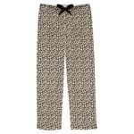 Leopard Print Mens Pajama Pants - XS