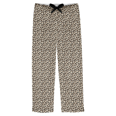 Leopard Print Mens Pajama Pants (Personalized)