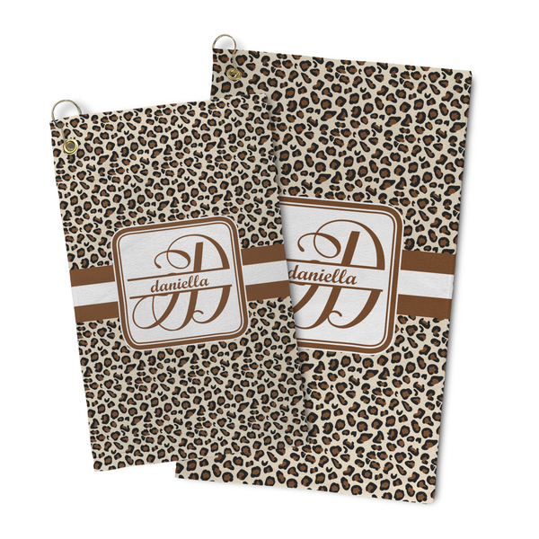 Leopard Print Microfiber Golf Towel - PARENT/MAIN