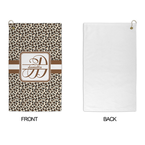 Leopard Print Microfiber Golf Towels - APPROVAL