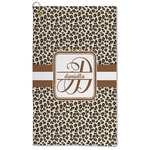 Leopard Print Microfiber Golf Towel (Personalized)