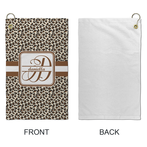 Leopard Print Microfiber Golf Towels - Small - APPROVAL