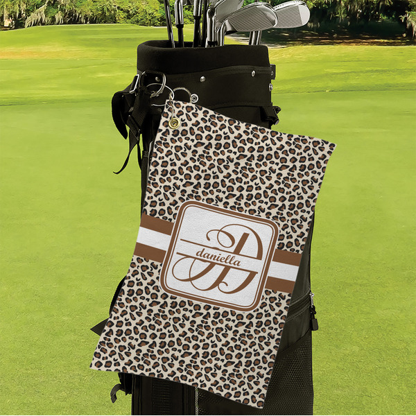 Leopard Print Microfiber Golf Towels - LIFESTYLE