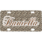 Leopard Print Mini/Bicycle License Plate (Personalized)