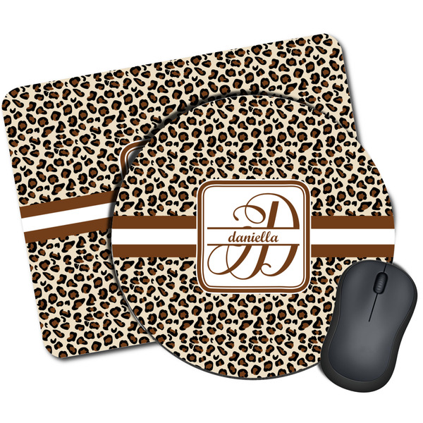 Custom Leopard Print Mouse Pad (Personalized)