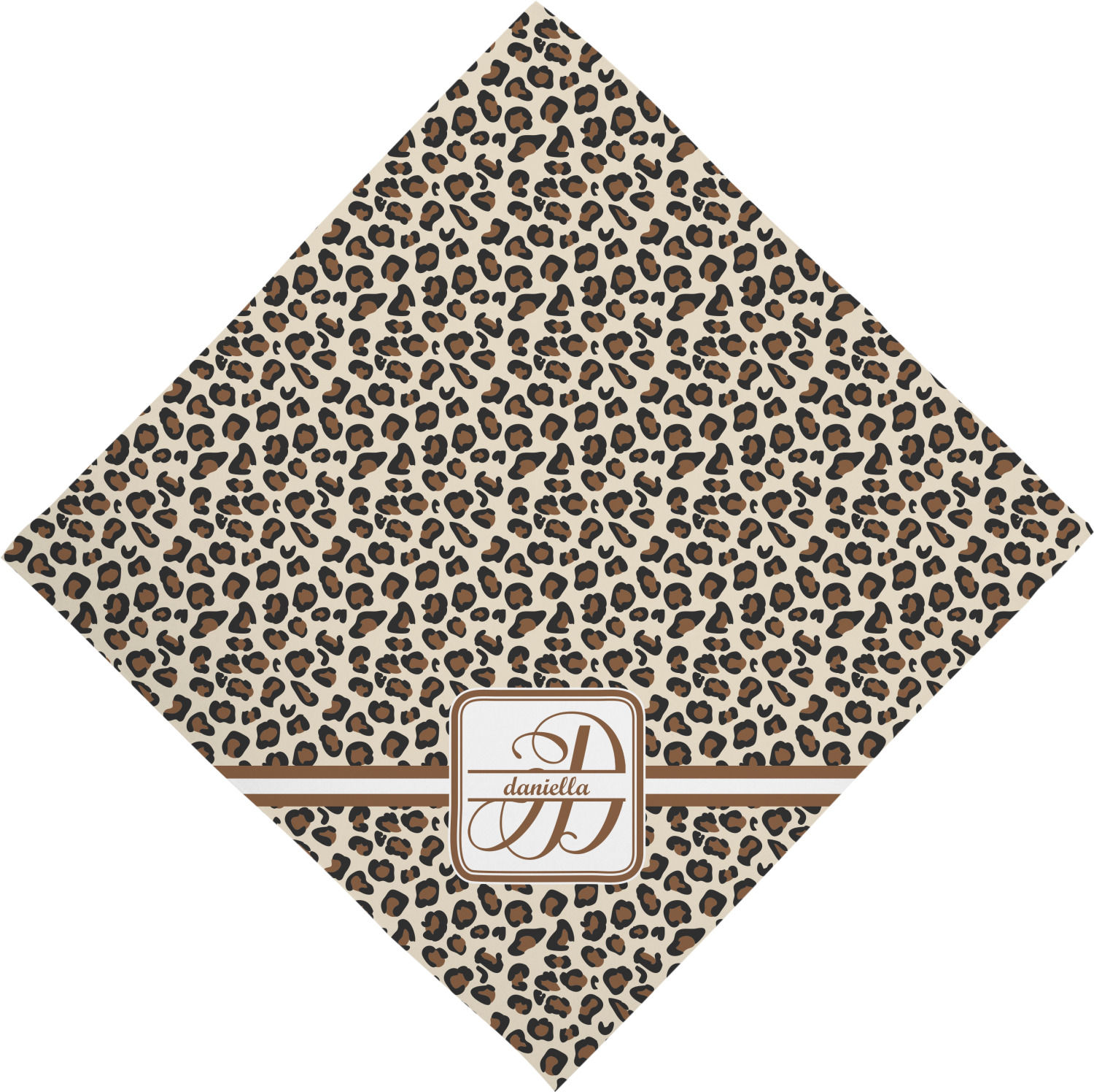Leopard Print Napkins (Set of 4) (Personalized) YouCustomizeIt
