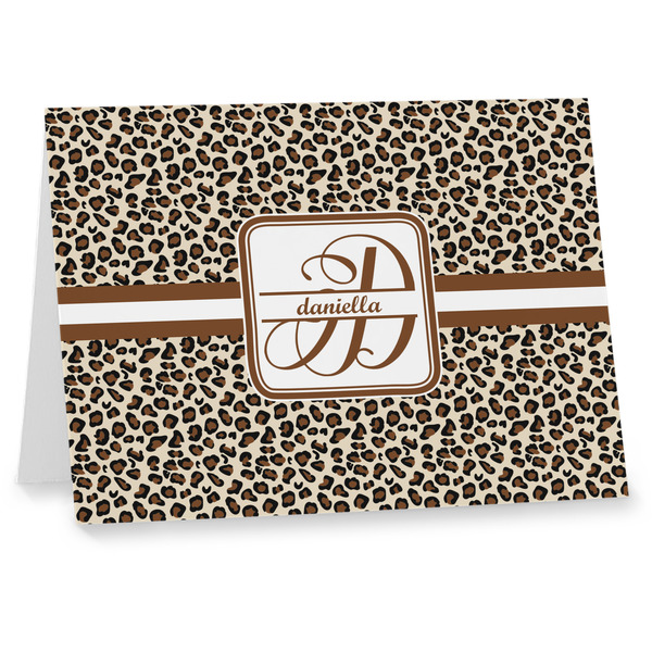 Custom Leopard Print Note cards (Personalized)