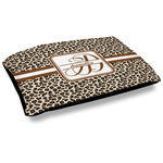 Leopard Print Dog Bed w/ Name and Initial