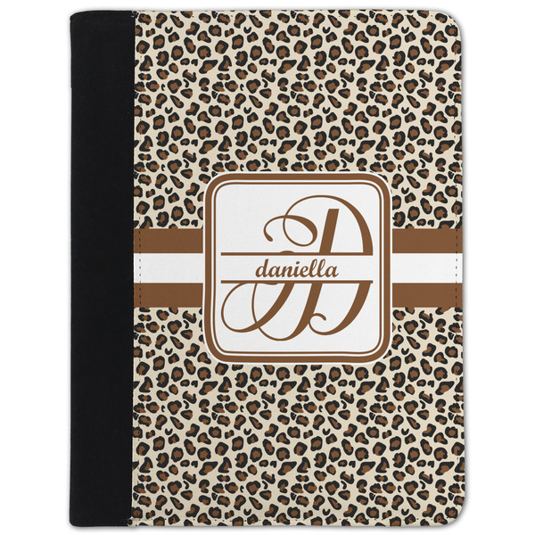 Custom Leopard Print Padfolio Clipboard - Small (Personalized)