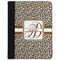 Leopard Print Padfolio Clipboards - Small - FRONT