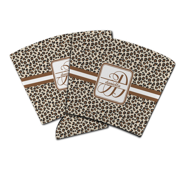 Custom Leopard Print Party Cup Sleeve (Personalized)