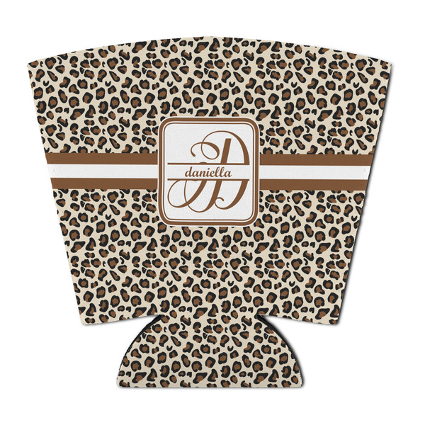 Custom Leopard Print Party Cup Sleeve - with Bottom (Personalized)