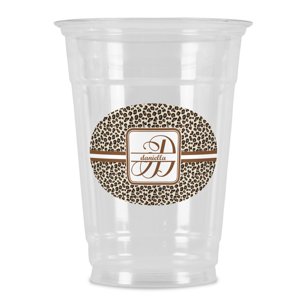 Custom Leopard Print Party Cups - 16oz (Personalized)