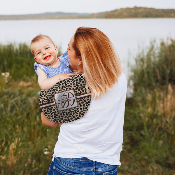 Leopard Print Peanut Shaped Burp - Lifestyle