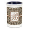 Leopard Print Ceramic Pencil Holders - Blue