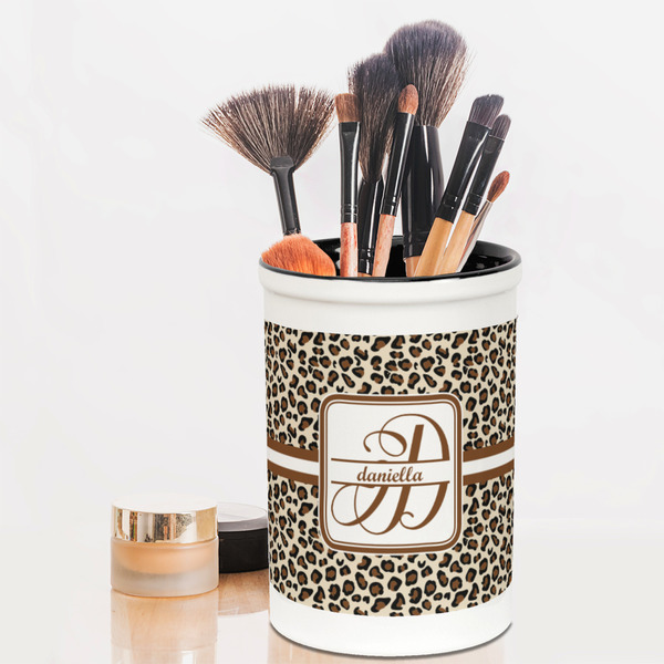 Leopard Print Pencil Holder - LIFESTYLE makeup