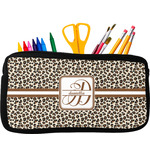 Leopard Print Neoprene Pencil Case (Personalized)