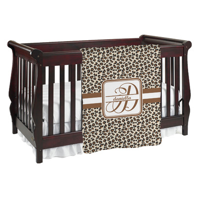 Leopard Print Baby Blanket (Personalized)