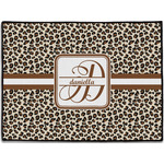 Leopard Print Door Mat (Personalized)