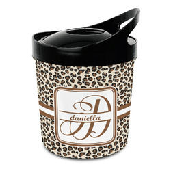 Leopard Print Plastic Ice Bucket (Personalized)