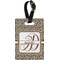 Leopard Print Personalized Rectangular Luggage Tag