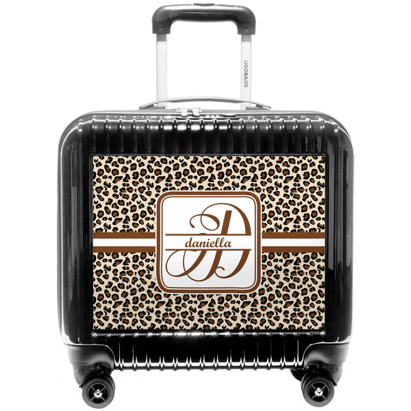 Custom Leopard Print Pilot / Flight Suitcase (Personalized)