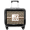 Leopard Print Pilot Bag Luggage with Wheels